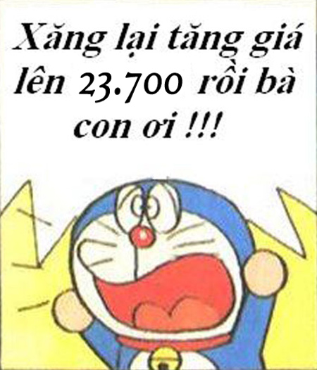 Doraemon chế: lại tăng giá xăng rồi bà con ơi (1)