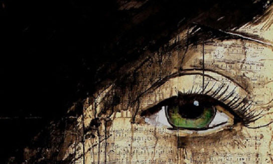 Những bức họa ấn tượng vẽ trên trang sách cũ