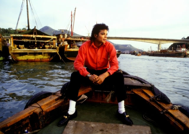 Hình ảnh của Michael Jackson tại Trung Quốc năm 1987