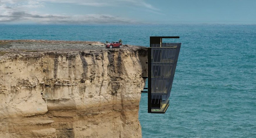 Ngôi nhà treo trên vách đá độc nhất vô nhị