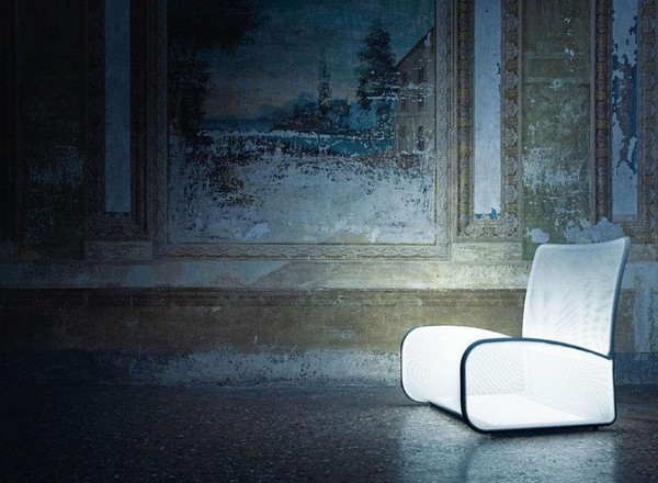 Nuvola di Luce: Chiếc ghế phát sáng độc đáo