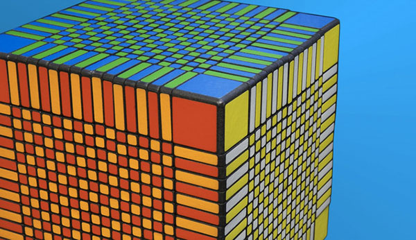 Chỉ mất hơn 7 tiếng để hoàn thành khối rubik khó nhất thế giới
