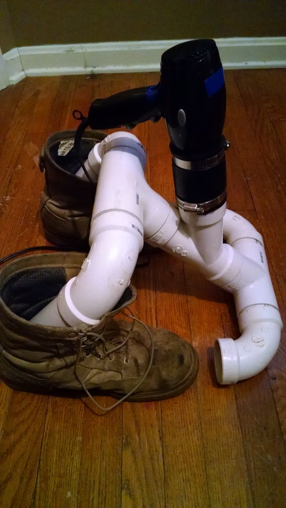 Hướng dẫn làm “máy” sấy giày tự chế