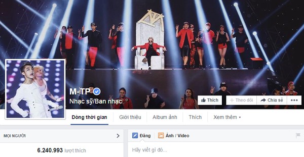 Fanpage của Sơn Tùng MTP