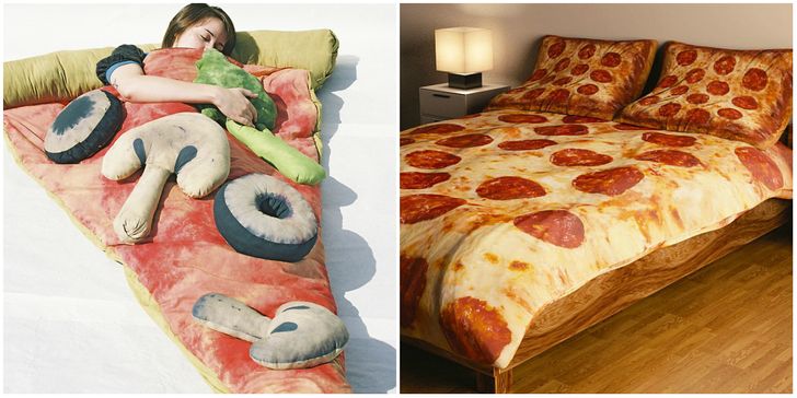 Chiếc giường dành cho những ai mê pizza