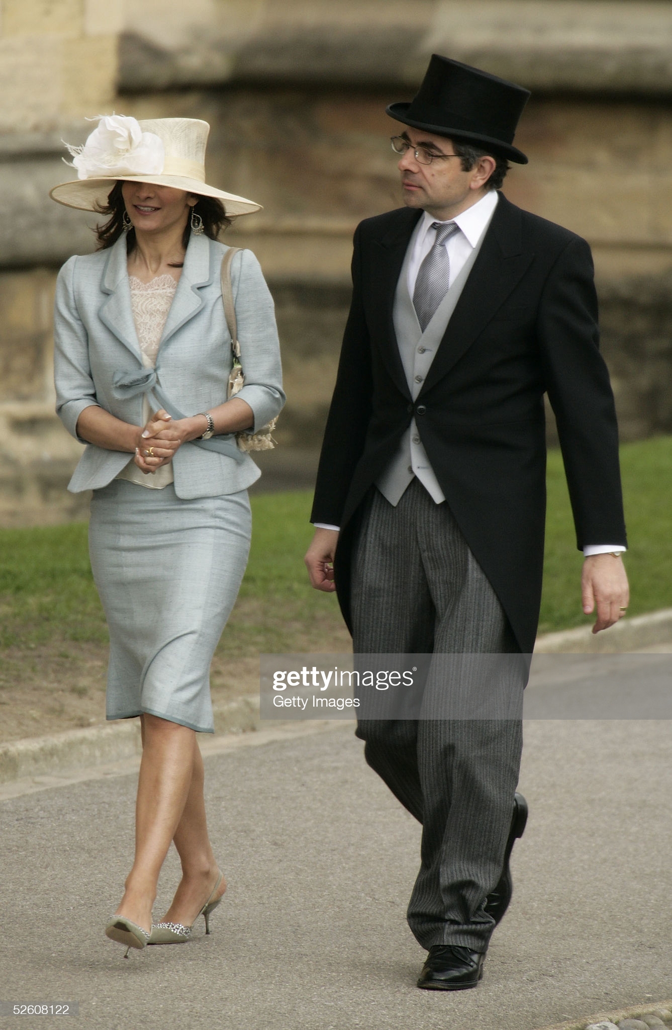 Rowan Atkinson và vợ tham dự Lễ cầu nguyện cống hiến sau hôn lễ của TRH Thái tử Charles và Nữ công tước xứ Cornwall, Rowan Atkinson và vợ tham dự Lễ cầu nguyện cống hiến sau hôn lễ của TRH Thái tử Charles và Nữ công tước xứ Cornwall,