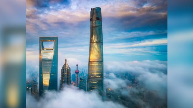 J Hotel Shanghai Tower chiếm phần trên của tòa nhà cao nhất Trung Quốc. Ảnh: CNN