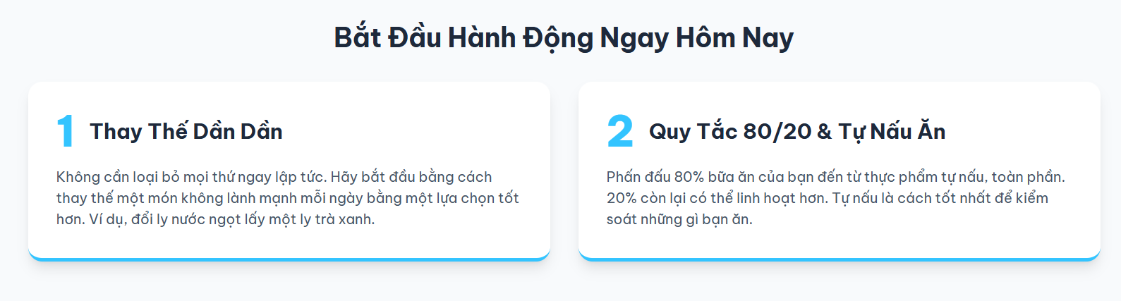 Bắt Đầu Hành Động Ngay Hôm Nay