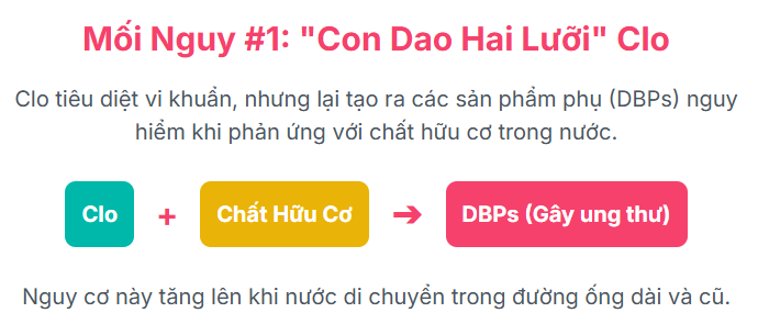 Mối Nguy #1: "Con Dao Hai Lưỡi" Clo