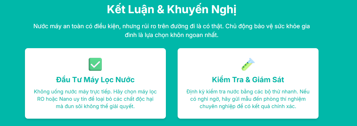 Kết Luận & Khuyến Nghị